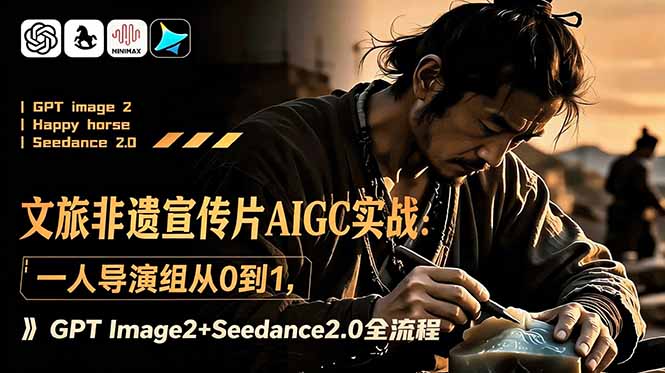 文旅非遗宣传片AIGC实战:一人导演组从0到1,GPT Image2+Seedance2.0全流程-百盟网