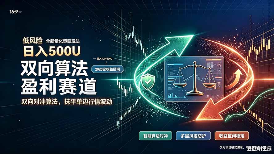 算法对冲/EA量化,日入500刀,躺着赚钱!你把它当做“自动提款机”,它把你就爆了-百盟网