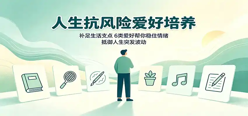 人生抗风险爱好培养:补足生活支点,6类爱好帮你稳住情绪,抵御人生突发波动-百盟网