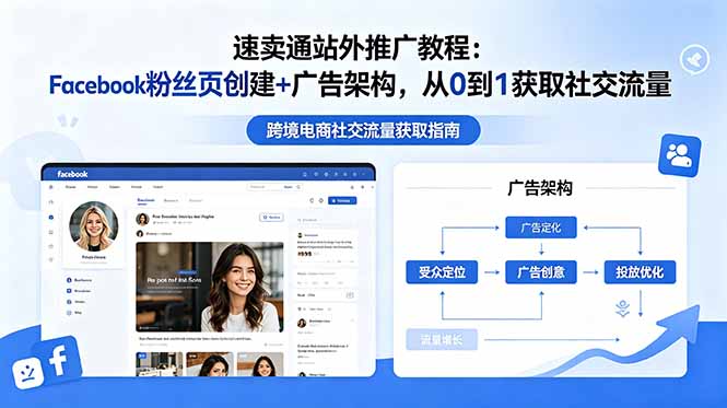 速卖通站外推广教程：Facebook粉丝页创建+广告架构，从0到1获取社交流量-百盟网