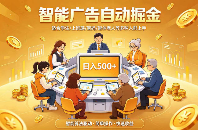 2026年最好做的项目：自动掘金项目，小白轻易上手，单日轻松收入500+【揭秘】-百盟网