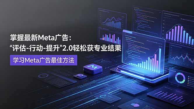 掌握最新的Meta广告，通过“评估-行动-提升”2.0版本轻松获得专业级结果。学习目前学习Meta广告的最佳方法-百盟网