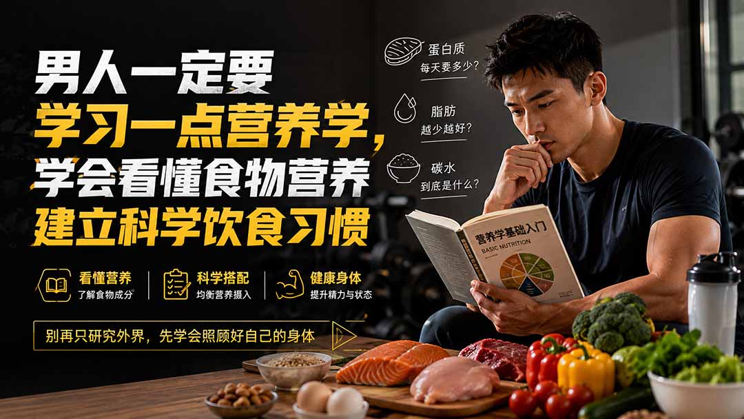 付费文章:男人一定要学习一点营养学,学会看懂食物营养建立科学饮食习惯-百盟网