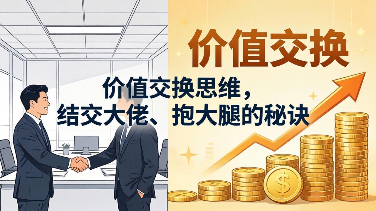某付费文章：价值交换思维，结交大佬、抱大腿的秘诀-百盟网