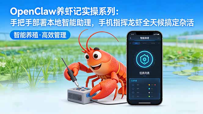 OpenClaw养虾记实操系列-更新：手把手部署本地智能助理，手机指挥龙虾全天候搞定杂活-百盟网