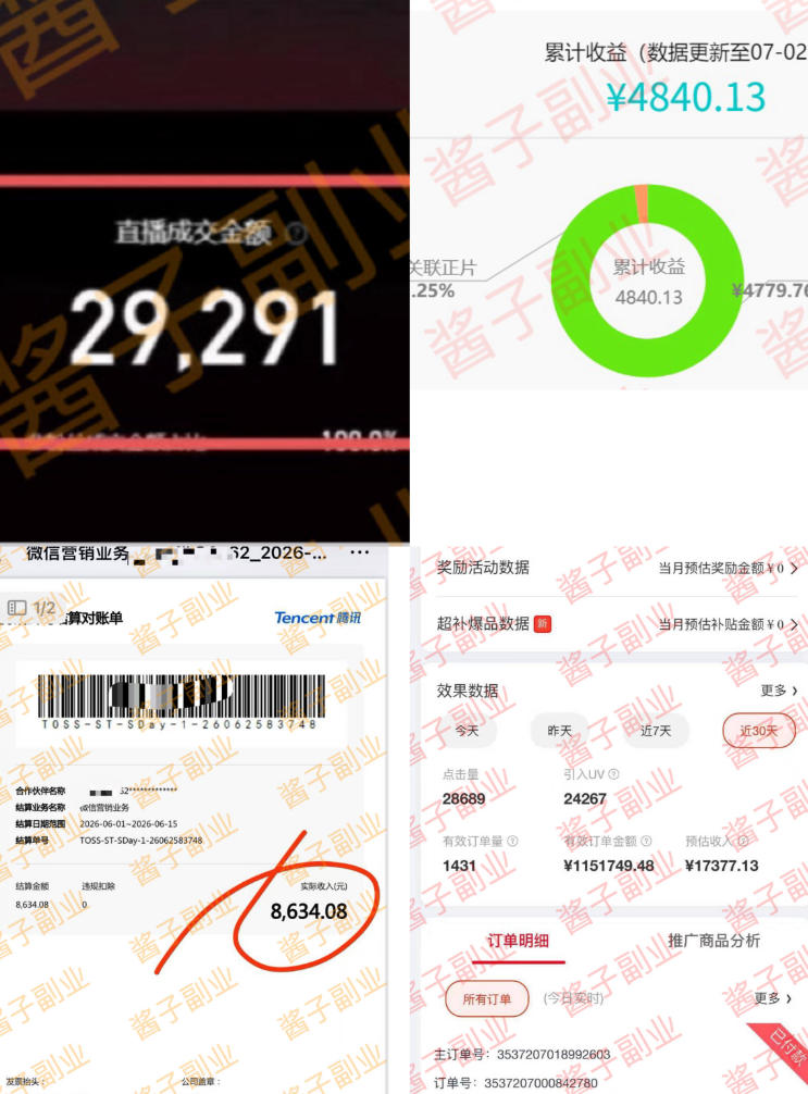 985十年互联网老兵亲测：2026年多个真实落地副业项目，手把手带你搭建被动收入管道(淘宝无人直播、TK拉新、代运营、CSGO……)【揭秘】-百盟网
