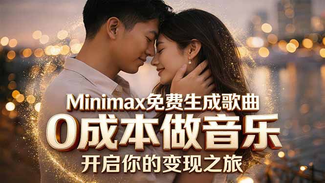 Minimax免费生成歌曲实测!0成本做音乐,说唱流行Lofi一键生成-百盟网