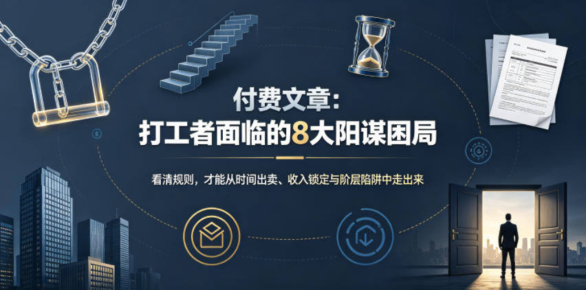 付费文章：打工者面临的8大阳谋困局-百盟网