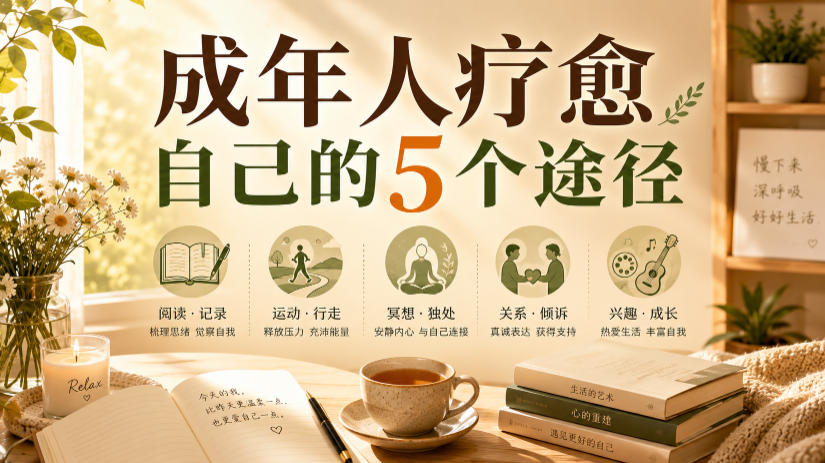 付费文章:成年人疗愈自己的5个途径-百盟网