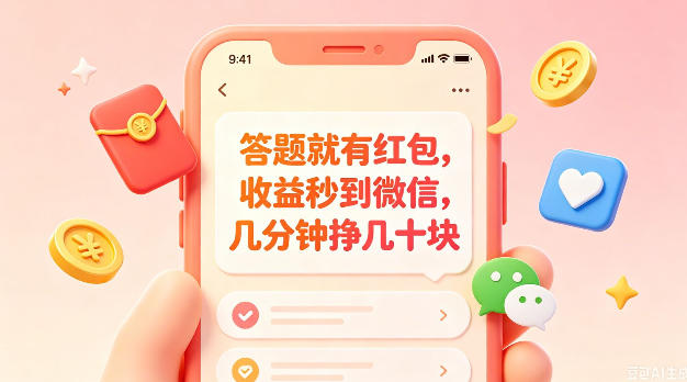 答题就有红包，收益秒到微信，几分钟挣几十块，学生党上班族宝妈都可以玩【揭秘】-百盟网