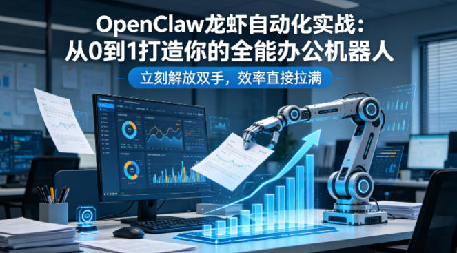 OpenClaw龙虾自动化实战：从0到1打造你的全能办公机器人，立刻解放双手，效率直接拉满-百盟网