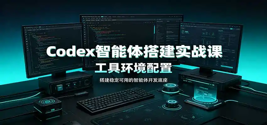 Codex智能体搭建实战课：工具环境配置，自定义技能开发，多业务自动化教学-百盟网