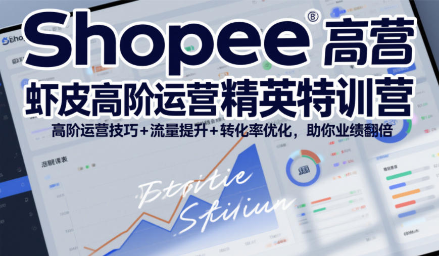 Shopee虾皮高阶运营精英特训营，高阶运营技巧+流量提升+转化率优化，助你业绩翻倍(更新26年7月)-百盟网
