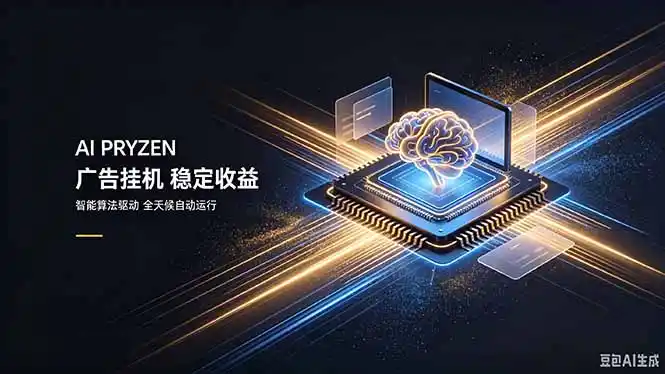 AI Pryzen 广告挂机｜24小时自动跑，日入300-500，新手零门槛-百盟网