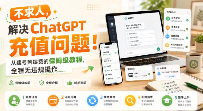 不求人,解决ChatGPT充值问题!从建号到续费的保姆级教程,全程无违规操作-百盟网